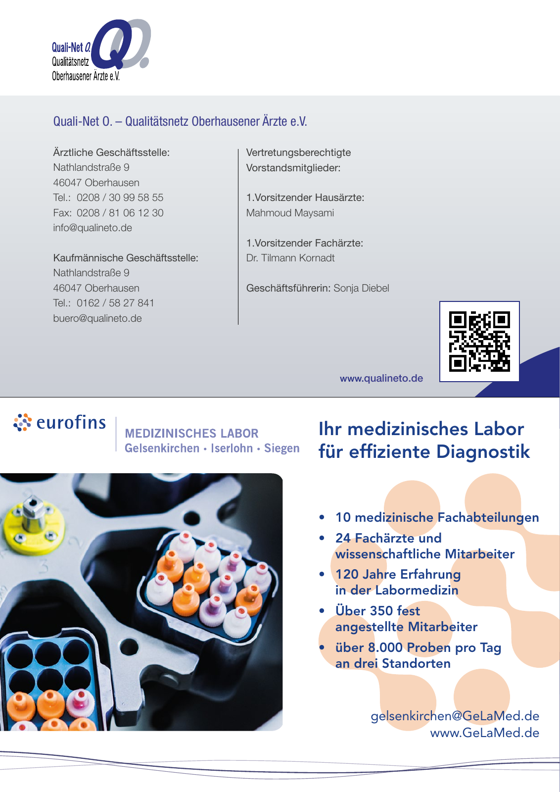 Vorschau Quali-Net O. - Qualitätsnetz Oberhausener Ärzte e.V. Seite 16